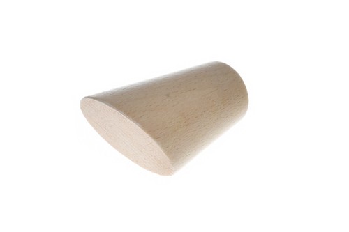 Natural Wooden Curtain Pole Finials - Slanted Design - 20mm Hole - Rustic Style - Picture 12 of 23