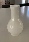 Vintage 9.5" White Milk Glass Hurrican Chimney Lamp Shade