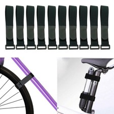 10Pcs Bike Rack Straps Bicycle Transport Wheel Rack Stabiliser Straps