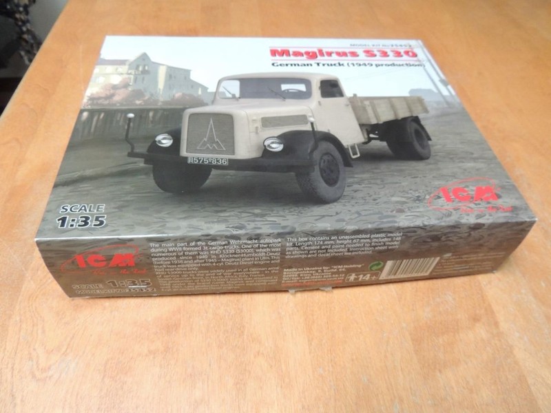 ICM Magirus S330 German Truck 1949 production Model Kit Unbuilt 1/35 35452