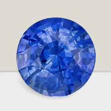 Blue Sapphire Round Cut Gemstone 3.50 Cts - 10 mm AAA Loose Gem 
