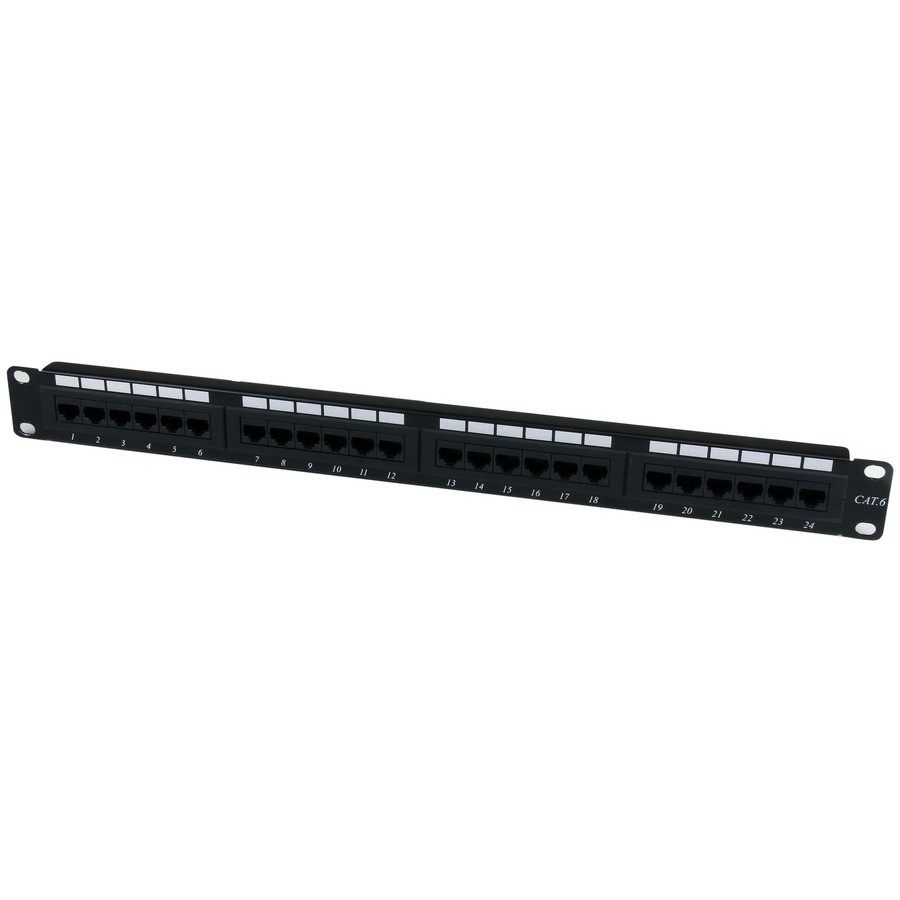 Коммутационная панель StarTech с 24 портами 1U для монтажа в стойку Cat 6 110