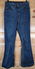 VTG 70s Levis 646 Orange Tab Bell Bottom Flare Jean Unisex 27X29