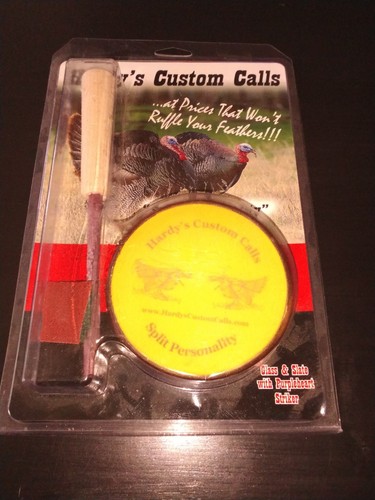 Neu im Paket Hardy's Custom Friction Turkey Call "Split Personality"