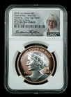 2023 Canada 1 oz Silver Peace Dollar ROSE GILT Ultra High Relief NGC PF70 UC FDI