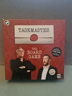   Taskmaster Brettspiel Ginger Fox Games 2019 Edition Top Zustand