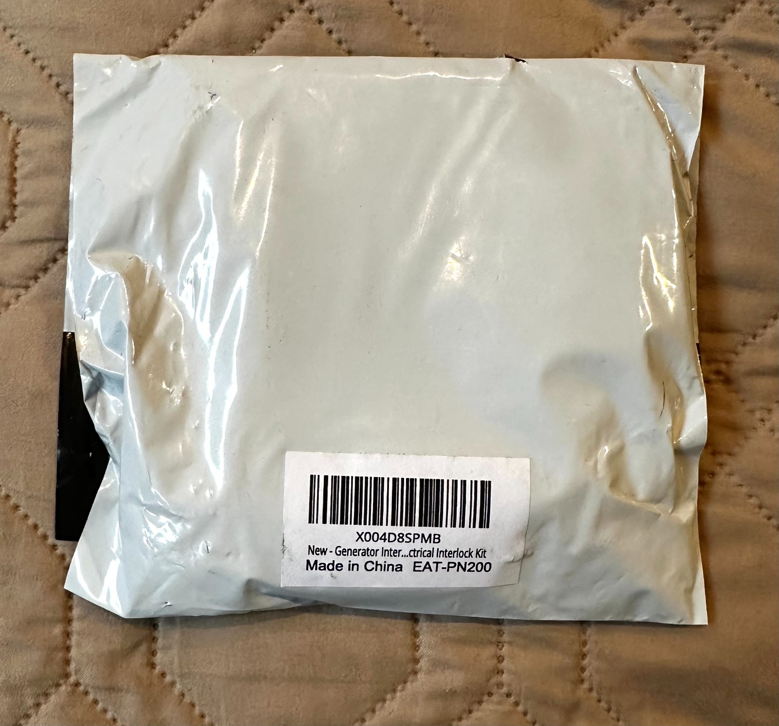 Generator Interlock Kit for Cutler Hammer Generator Series EAT-PN200, New