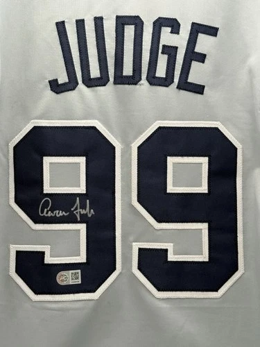 Aaron Judge Signed New York Yankees Jersey MLB Future HOF member PC COA ALL RISE