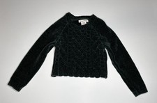Tommy Bahama Girls Green Soft Knit Sweater Size 5-6