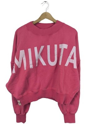 MIKUTA Sweatshirt Damen Sweat Gr. DE 36 pink Casual-Look