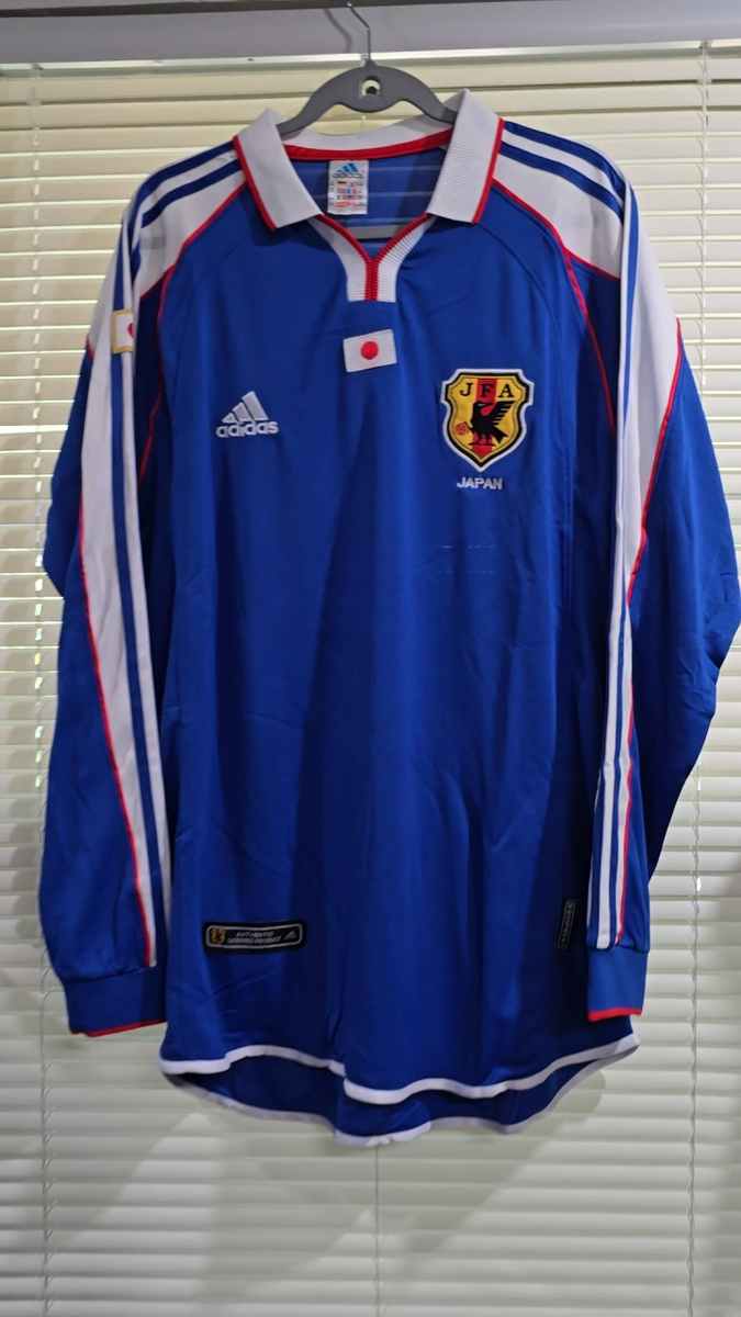JAPAN NATIONAL TEAM HOME 2001 - 2XL (Run Small) Retro - Football