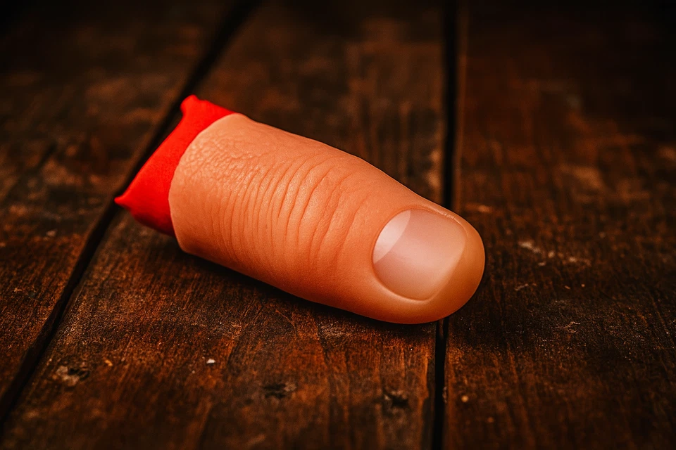 Thumb Tip Magic Fake Thumb Magicians Rubber Thumb Vanish Tricks Close Up UK - Image 2 of 4