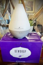 Young Living DEWDROP Essential Oil Ultrasonic Diffuser, NEW IN ORIGINAL BOX, FS!