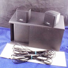 Bose Acoustimass 3 Series III Speaker System AM-3 with Pair of 12ft Cables Black