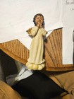 African American Celestial Angel, Little Girl, 7” Tall, Nativity Replacement — photo 4