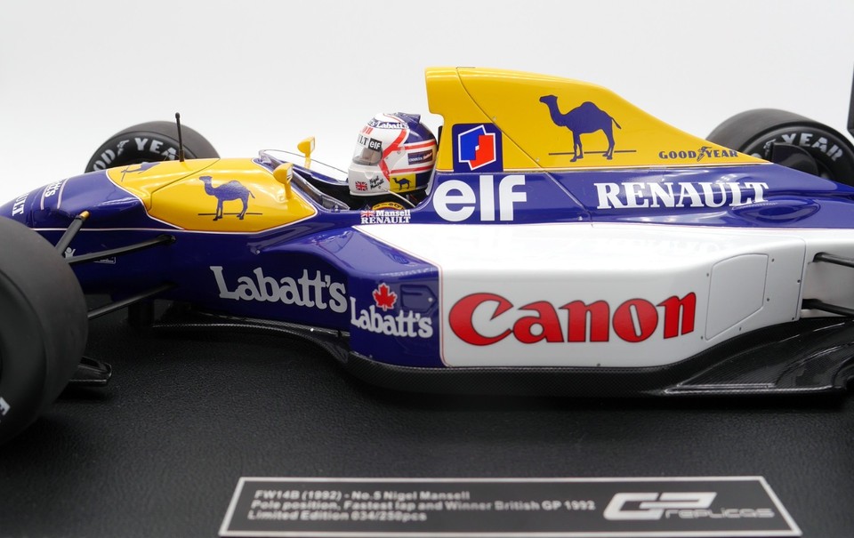 TAMIYA 1/12 WILLIAMS FW14B Renault #1992 World Champion Plastic Model