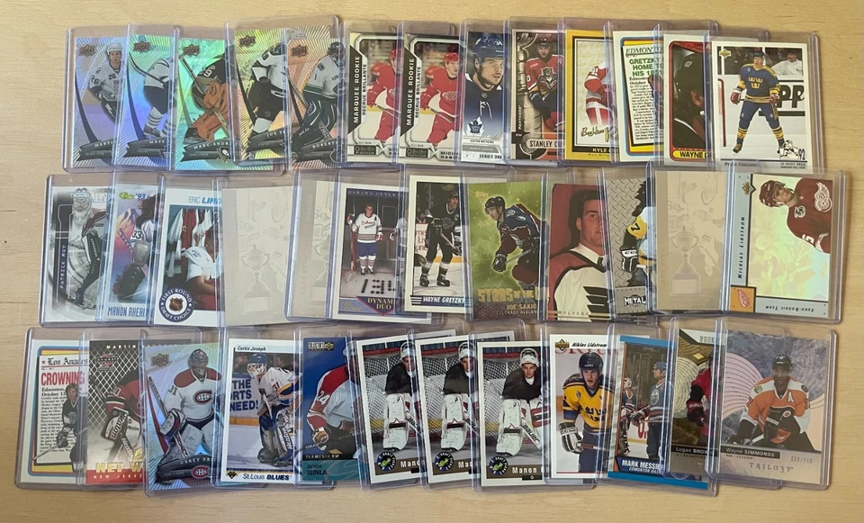 361 Sports Card Lot NHL Hockey Cards HOF Rookie Insert Gretzky Crosby Ovechkin - Image 3 of 4