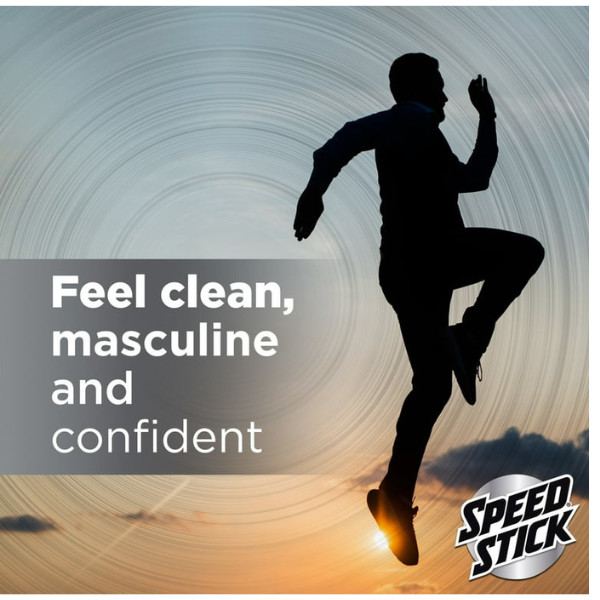 Speed Stick Men's Antiperspirant Deodorant, Regular, 3 oz, 4 Pack