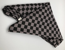 Bandanas 22  x 22  100 Cotton Solid Color Blank - Dark Gray / Black / Checkered