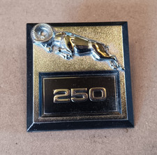 81-93 Dodge Ram Pickup Truck Left Front Fender D 250 D250 Emblem Chrome Square 81-93 Dodge Ram Pickup Truck Left Front Fender D 250 D250 Emblem Chrome Square