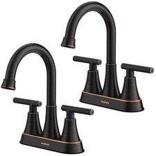 RV Bathroom Faucets 4 Inch Centerset, Oil Rubbed Bronze
