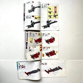 LEGO Lot 4 Vintage 1990s Technic Model Instructions Manuals & Box 8825 8815 8808