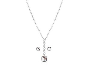 Montana Silversmiths Jewelry Set Womens Band Of Wild Horses 18" JS6199 CLEARANCE
