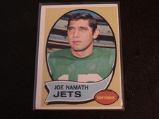 1970 Topps #150 JOE NAMATH card! JETS! HOF!