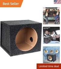 High-Grade MDF Sealed 10 Inch Subwoofer Box - Perfect for Car Audio Systems