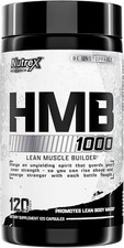 Nutrex HMB Supplement 1000mg - Muscle Recovery and Lean Muscle Builder 120 Caps