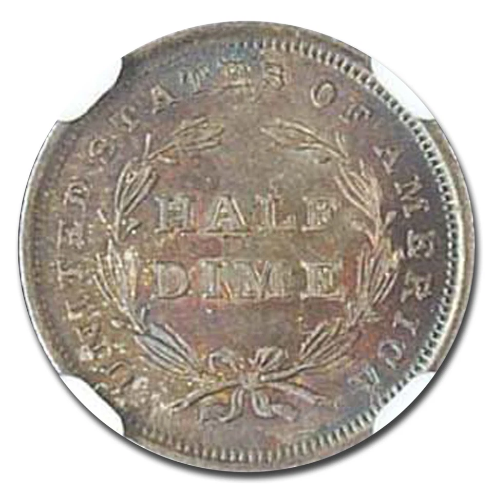 1837 Liberty Seated Half Dime MS-65 NGC - Image 3 of 3