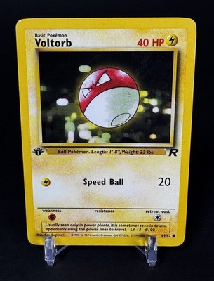 Voltorb 69/82 Team Rocket 1st Edition Lightly Played Pokemon TCG