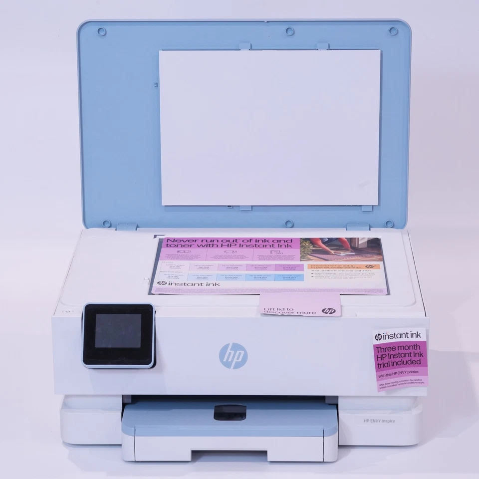 HP Envy Inspire 7221e All in One Wireless Heavy Duty Photo Printer Come With Ink - Image 3 of 4