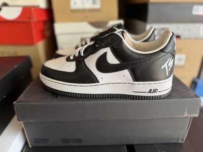 Nike Terror Squad x Air Force 1 QS Low Size 8.5 Mens Blackout FJ5756-100 Blk/Wht