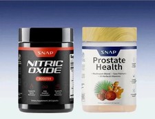Snap Supplements -Nitric Oxide Booster90ct +Prostate Health Bundle
