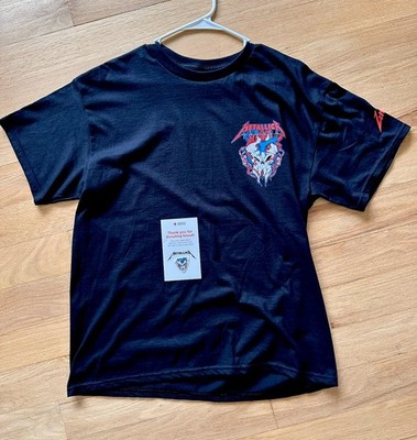 NEW Metalica X Red Cross Collaboration T-shirt And Guitar Peak