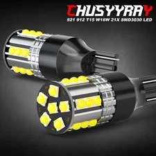 White 921 W16W LED Reverse Backup Light Bulb for 2011-2017 2018 2019 Ford Fiesta