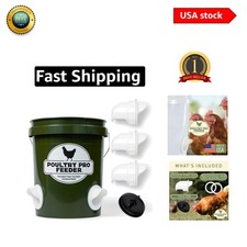 The 3-Port DIY Chicken Feeder - Rat Proof  Weather Resistant