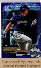 2017 Bowman Chrome #BCP202 Brett Phillips Prospects Purple Shimmer Refractor