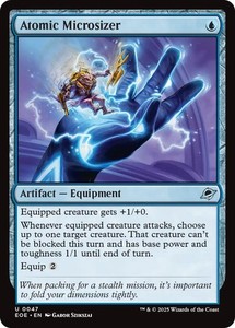 Atomic Microsizer - 47/426 - Uncommon - Edge of Eternities - Magic: The Gathering