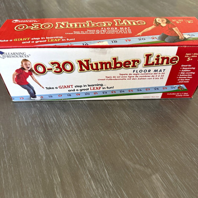 Learning Resources 0-30 Number Line Floor Mat, Ages 5+, MPN LER 0355