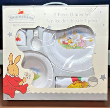 Royal Doulton 5 Piece Dinner Set for Toddlers Vtg "A Walk in the Park" 2007