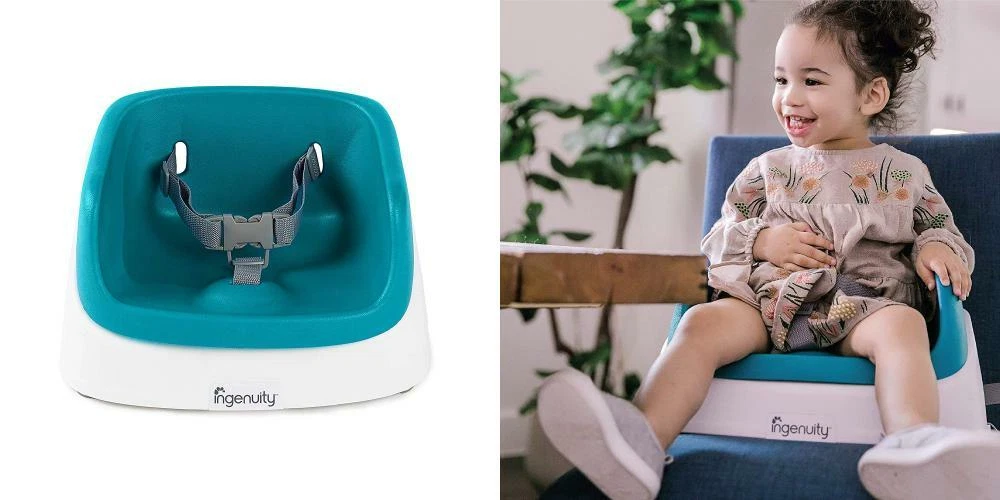 Ingenuity SmartClean Toddler Booster Seat Peacock Blue eBay