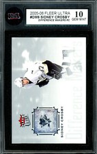 2005-06 Fleer Ultra Difference Makers #DM6 Sidney Crosby Rookie KSA 10 GEM-MINT