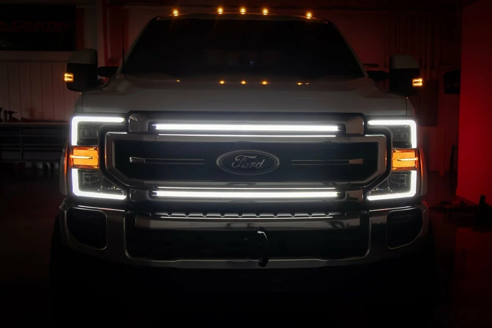 Rough Country LED Kit Grille Mount 30" DRL for Ford F250/F350 SuperDuty 17-22 - Image 2 of 4