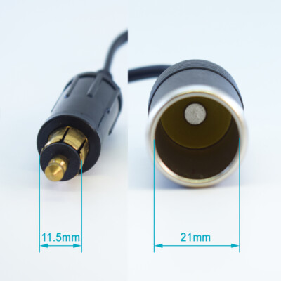 cigarette lighter socket to hella male adapter 10 sets Cigarette Lighter Hella Merit EU Male To Female Socket Adapter Lead