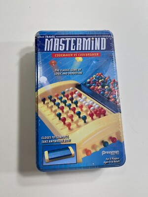 Travel Game Mastermind Codemaker vs Codebreaker - Game of Logic & Deduction NEW
