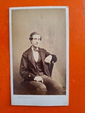 Antique 19th Century Cabinet CDV Card Photograph.  Manchester 
