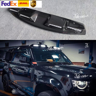 Roof Top light for Land Rover Defender 110 90 130 2020-2023 Carbon Fiber color