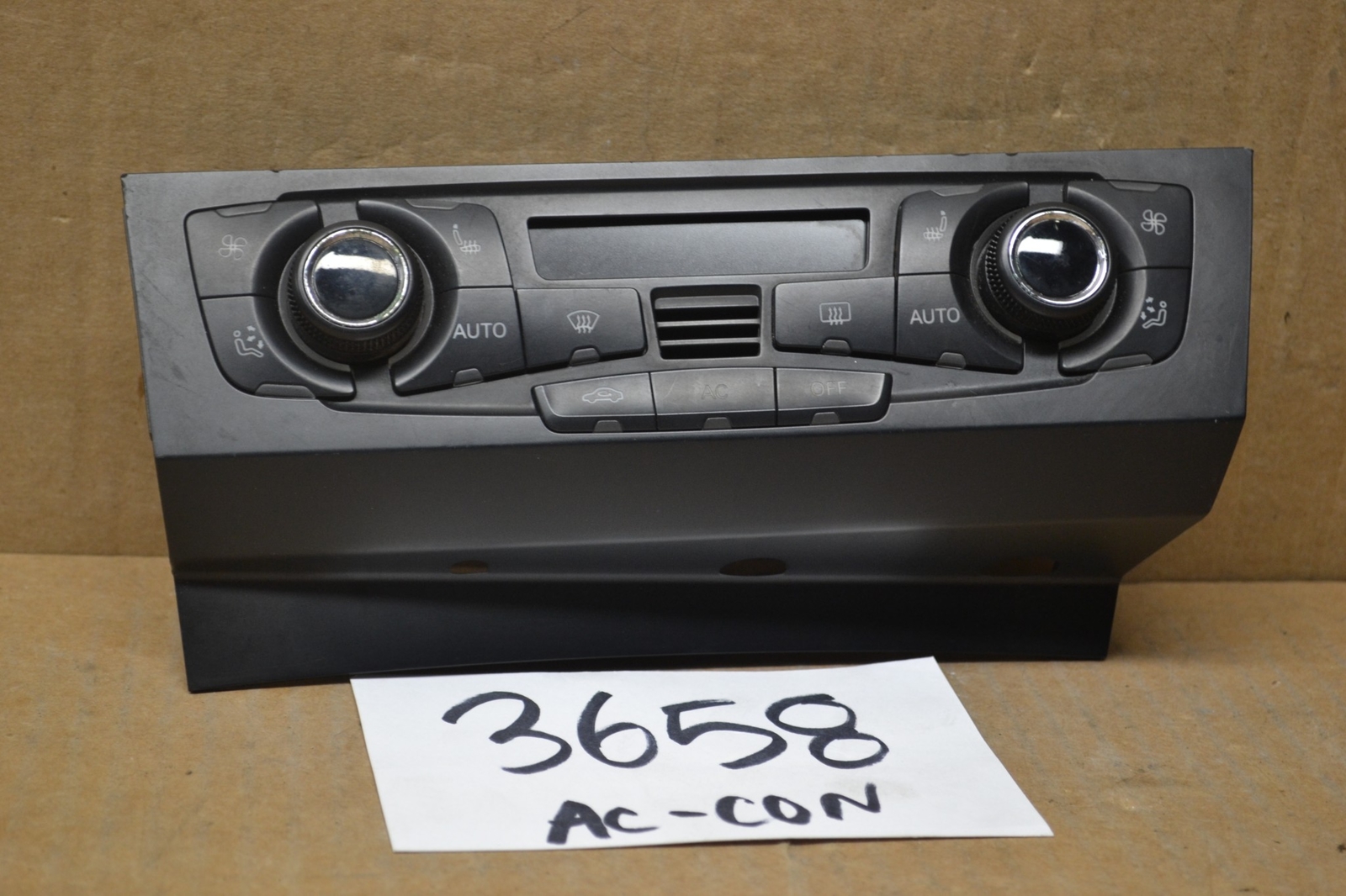 08 09 10 11 12 13 14 15 Audi A4 Used AC and Heater Control Stock #3658-AC